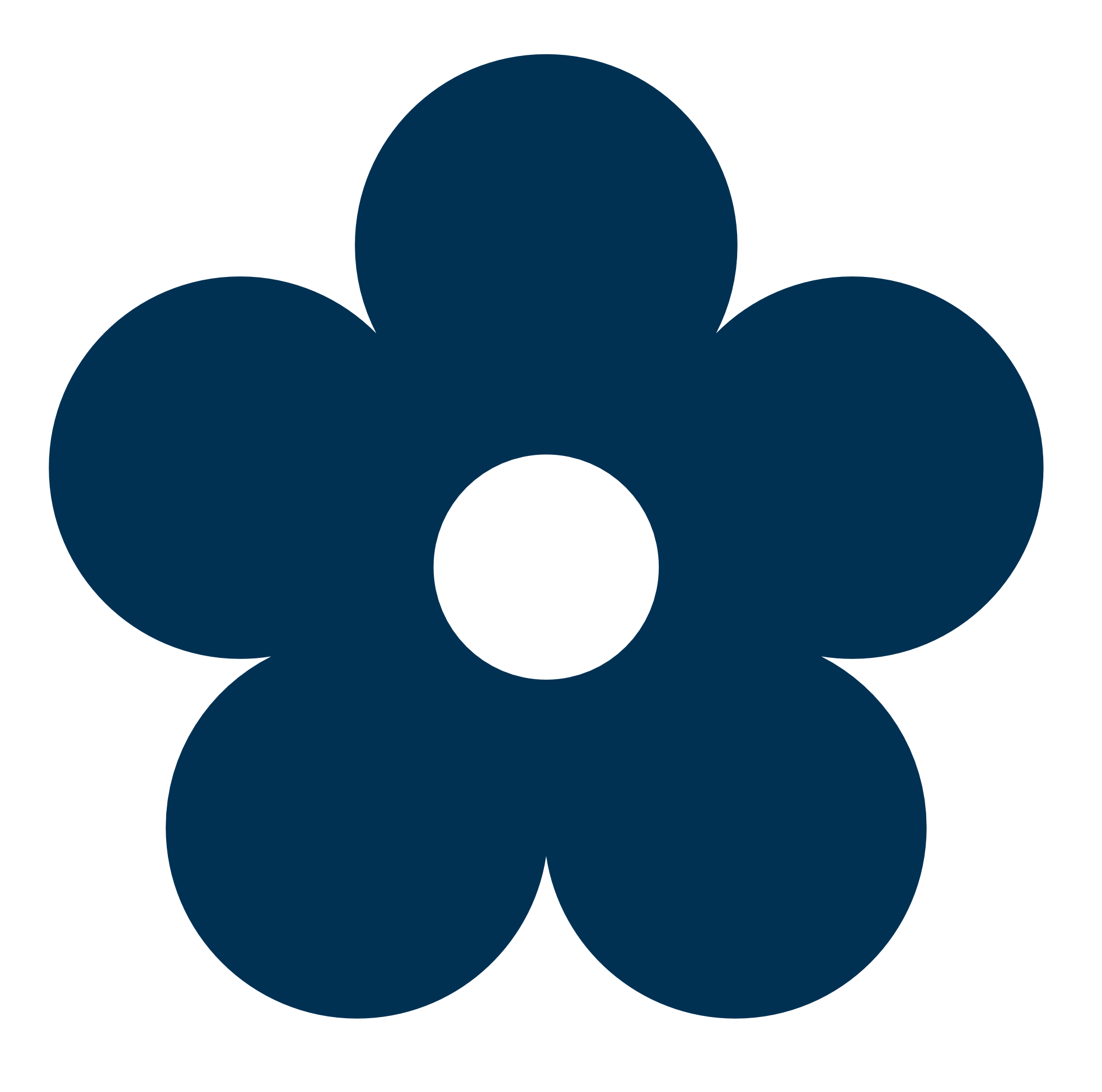 Flowers For > Light Blue Flower Clip Art