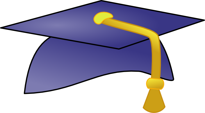 free clip art of a graduation cap - photo #33