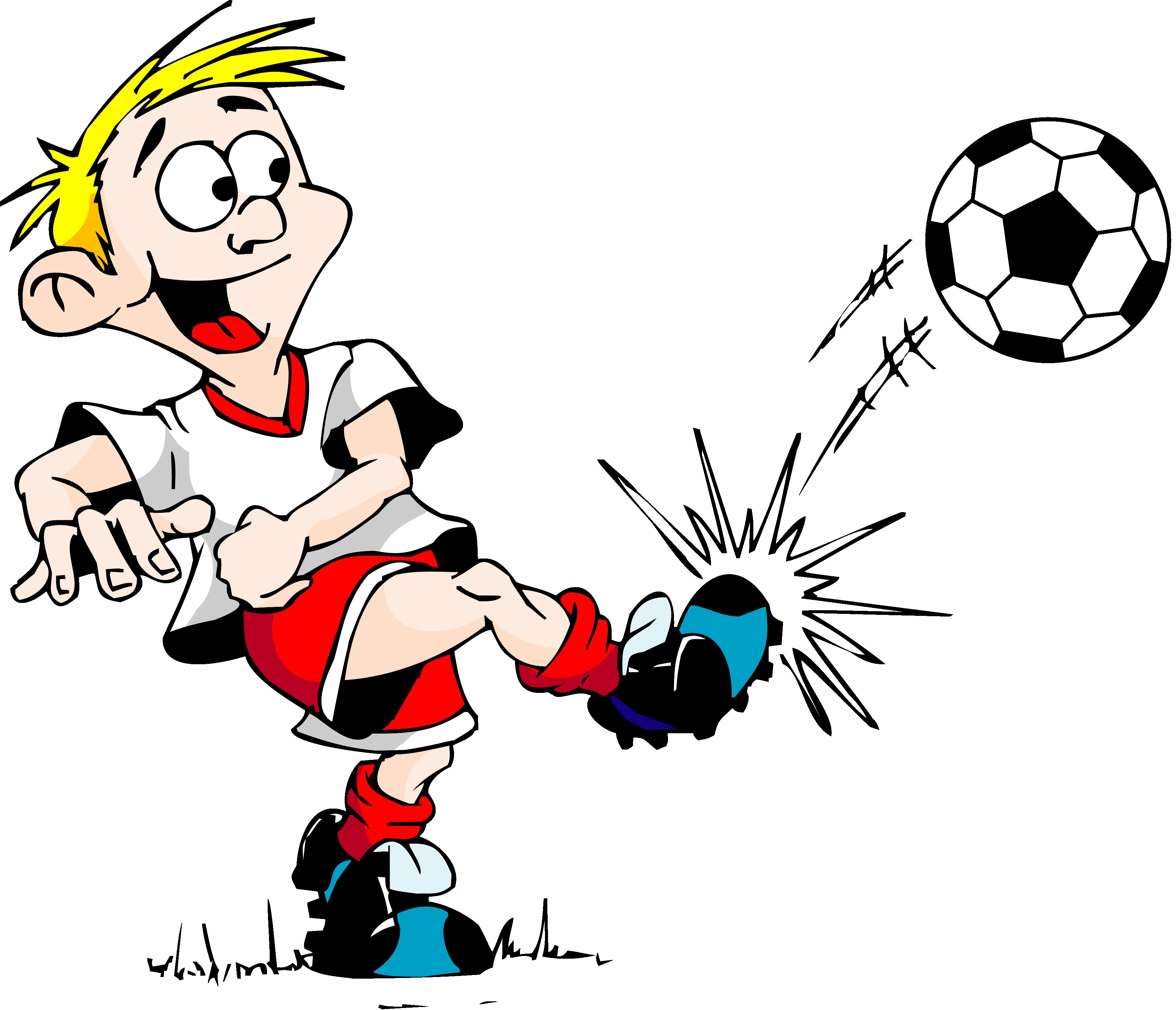 Girl Kicking Soccer Ball Clip Art | Clipart Panda - Free Clipart ...