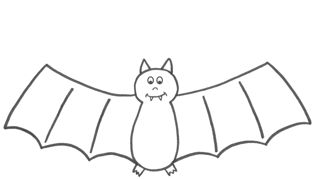 Halloween Bat & Coloring Book