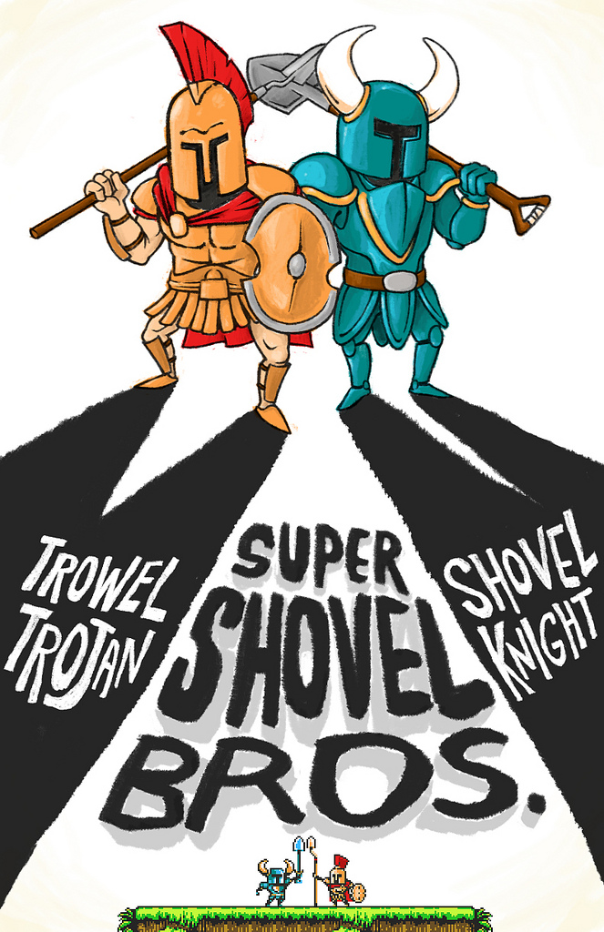 Wes Johnson - Trowel Trojan + Shovel Knight = SUPER SHOVEL BROS ...