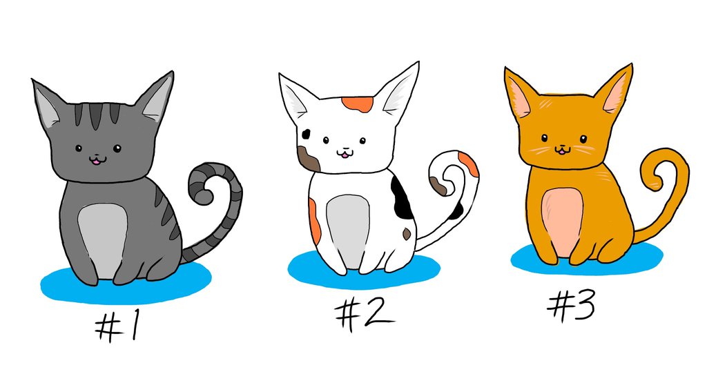 Cute Kitten Adoptables (CLOSED) by Clovis-thecutestcat on deviantART