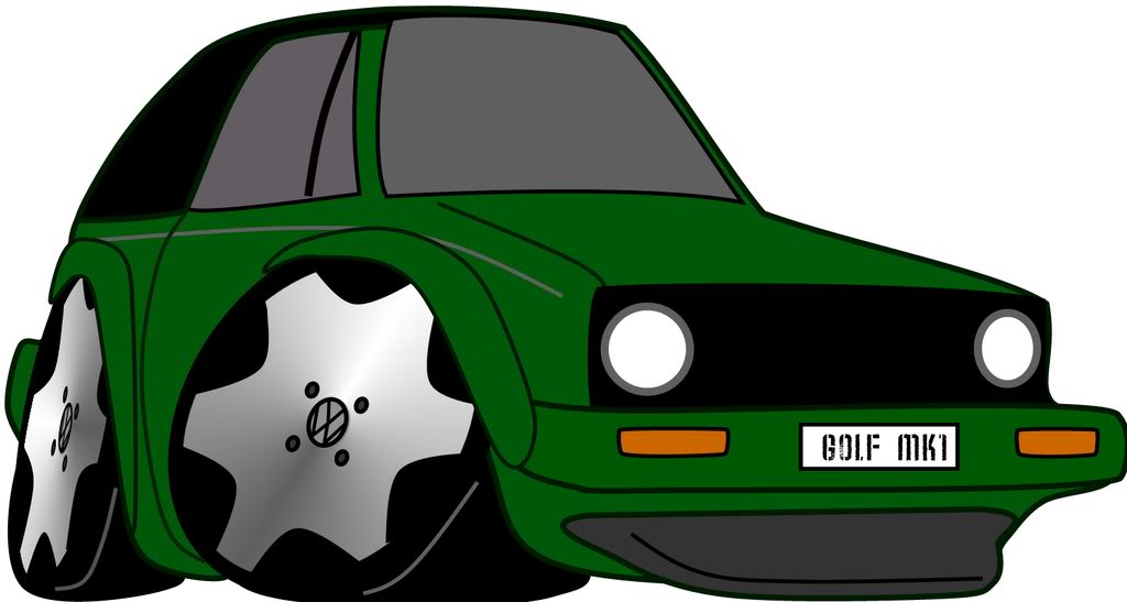 View topic: would you like a cartoon of your car? – The Mk1 Golf ...