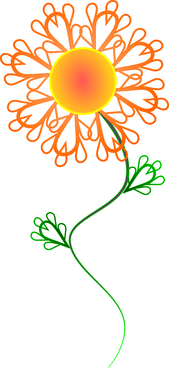 clipartist.net » Clip Art » sunny crazy flower valentine SVG