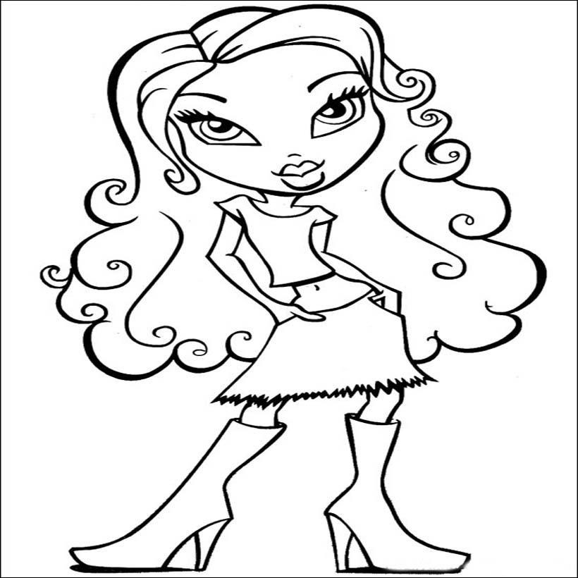 Head Outline Coloring Page