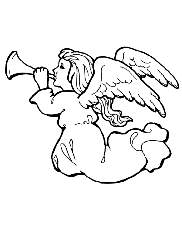 Angels | Free Printable Coloring Pages – Coloringpagesfun.