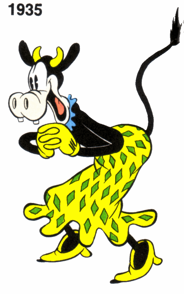 clarabelle cow 1935.gif 617×981 pixels | Work Disney | Pinterest