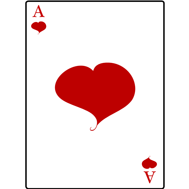 Playing Cards Ace Of Hearts Images & Pictures - Becuo