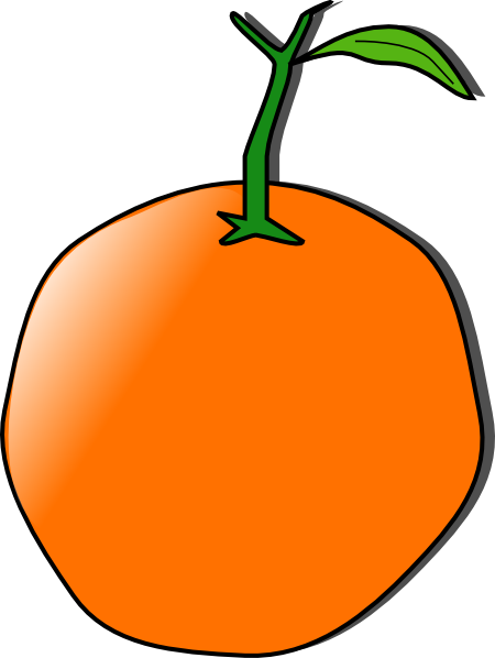 Cartoon Orange Clip Art Clipart - Free Clipart
