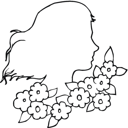 clip art flowers outline ~ Bred Southern Of Me