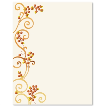 Autumn Scroll Specialty Border Papers | Paper