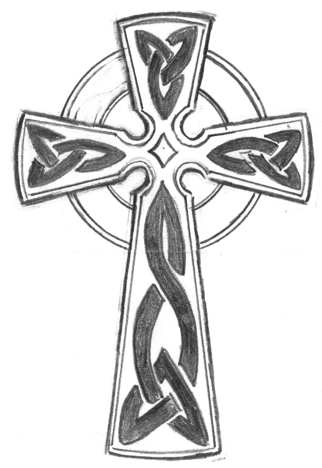 Gallery For > Infinity Cross Tattoo Sketches