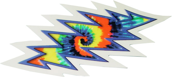 TrippyStore.com - Grateful Dead "Tie-Dye Lightning Bolt" Sticker