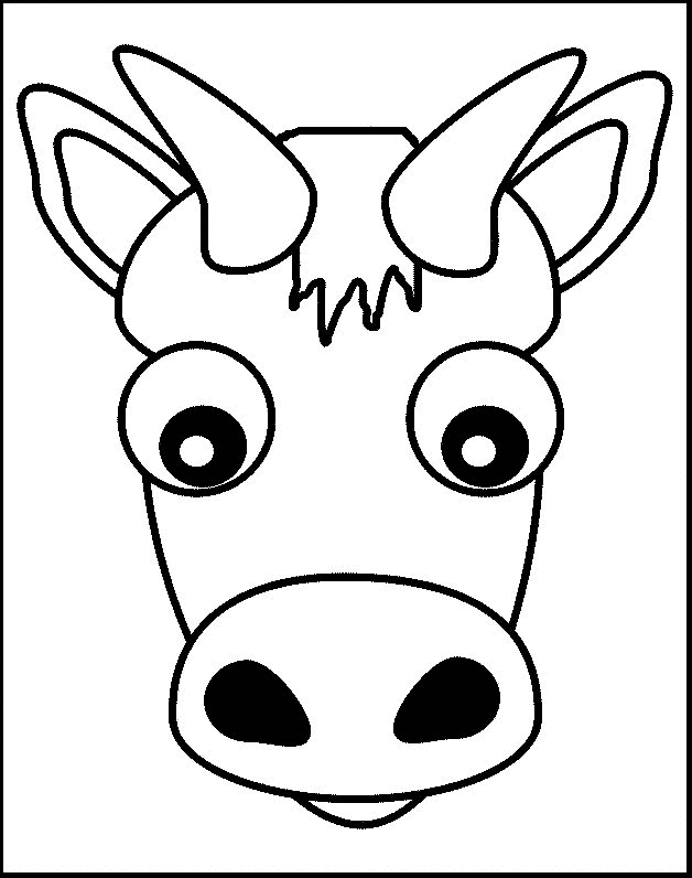 Line Drawing Cow