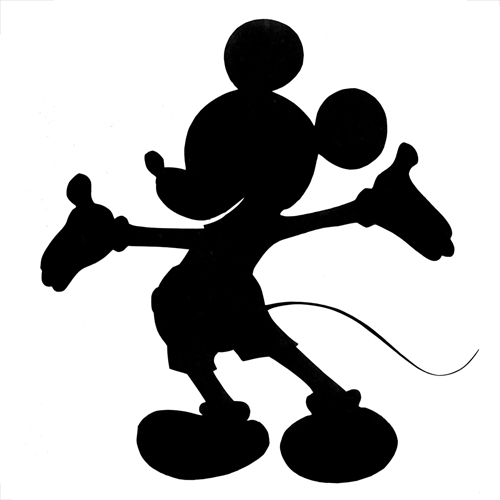 mickey mouse silhouette clip art free - photo #17