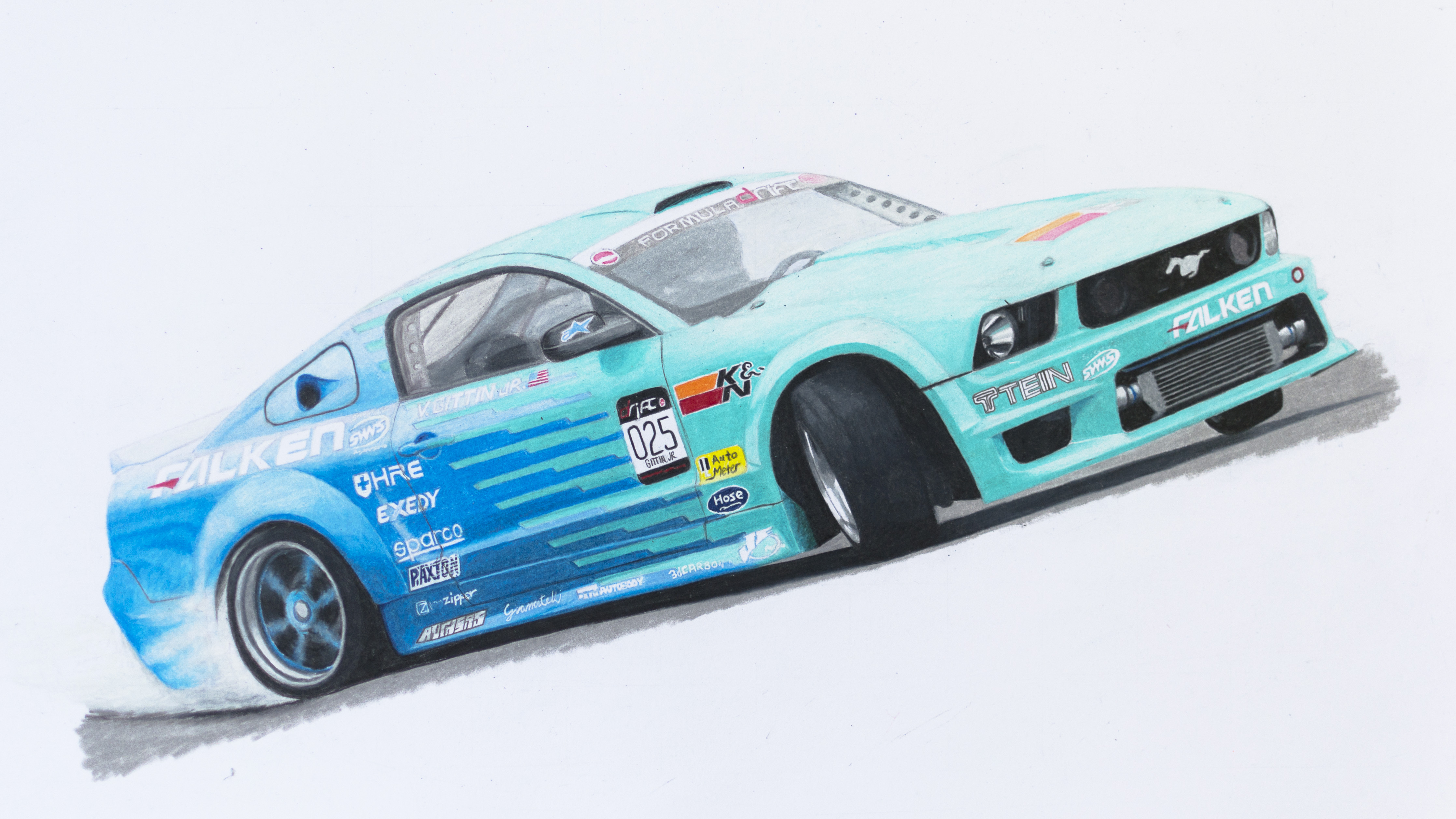 Cars Drawings Mustang - Gallery