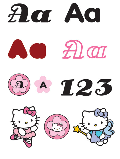 Hello Kitty Font Cliparts Co