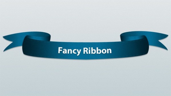 XOO.me :: Fancy Blue Ribbon Banner or Header PSD