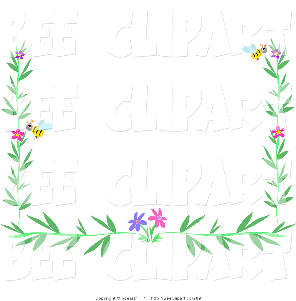 Royalty Free Stock Bee Designs of Borders