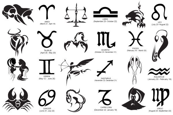 Download Horoscope Symbols Vector For Free Zodiac Vector By Cliparts Co