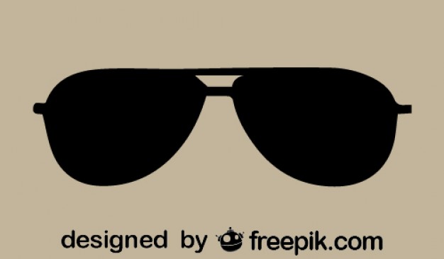 Vector Sunglasses Retro Icon Vector | Free Download