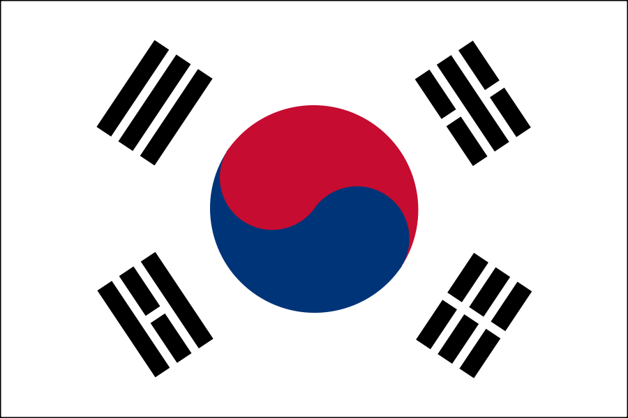 South Korean Flag SVG Vector file, vector clip art svg file ...