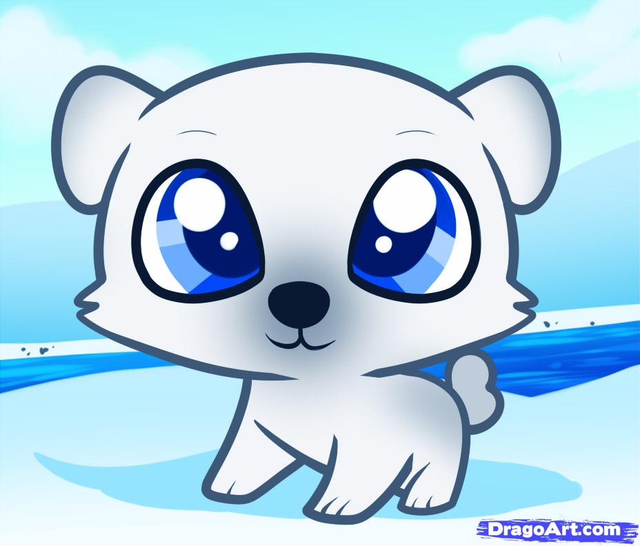 Baby Polar Bear Cartoon - Cliparts.co