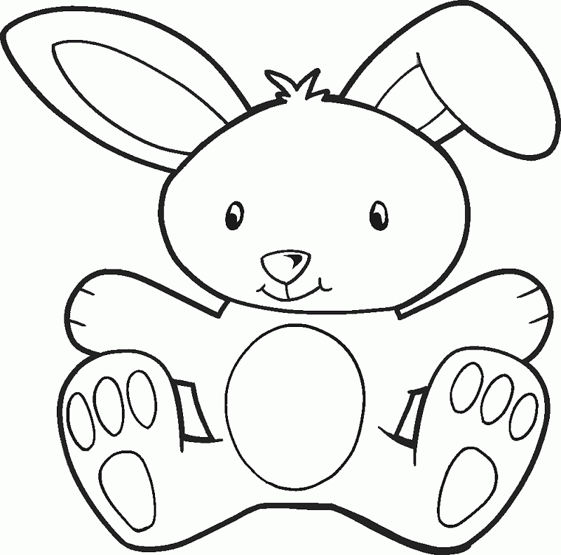 Easter Bunnies 2012 Coloring Page
