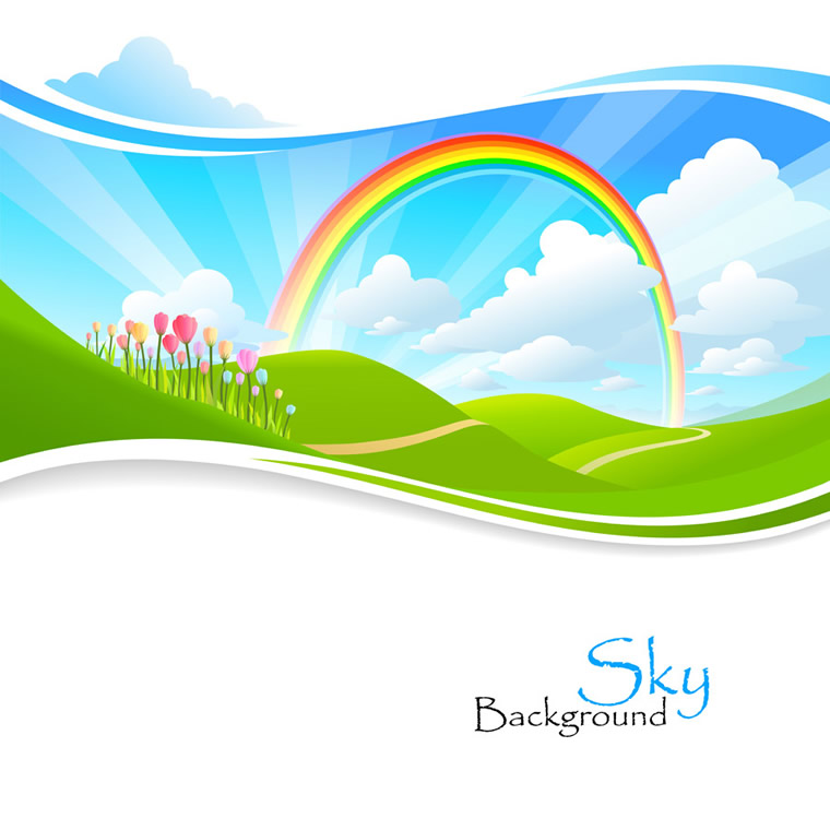 Fields Rainbow | Free Vector Graphic Download