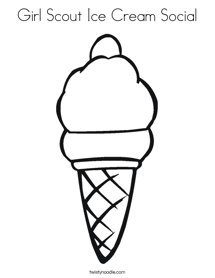 Is For Ice Cream Coloring Page Tattoo
