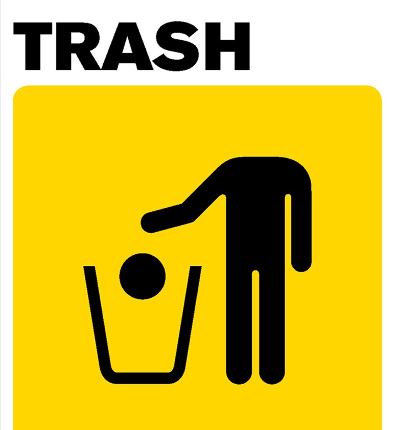 Trash Sign