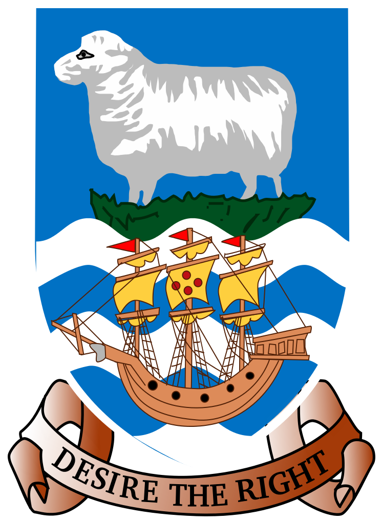 File Coat Of Arms Of The Falkland Islands Svg Wikimedia Commons