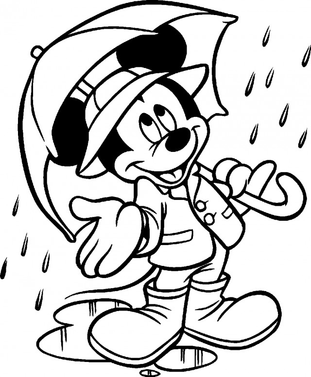 Mickey Mouse Coloring Pages For Kids Coloring Pages For Kids ...