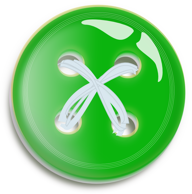 Clipart - Green Button Button