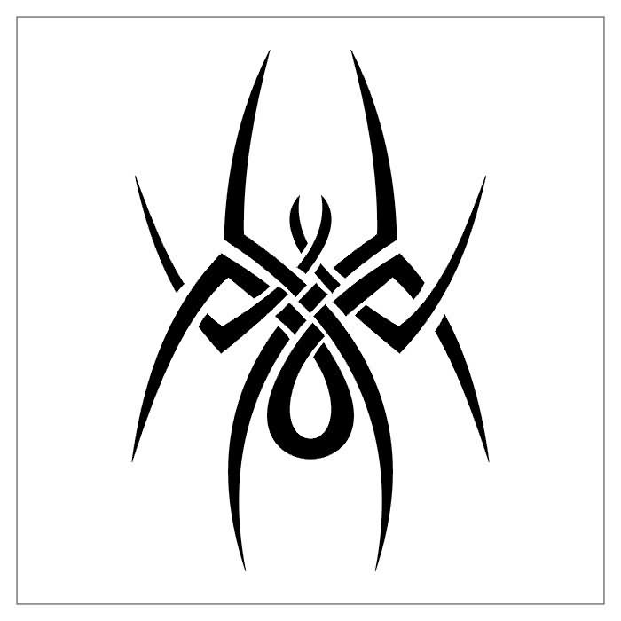 Spider Tattoo Tribal Design