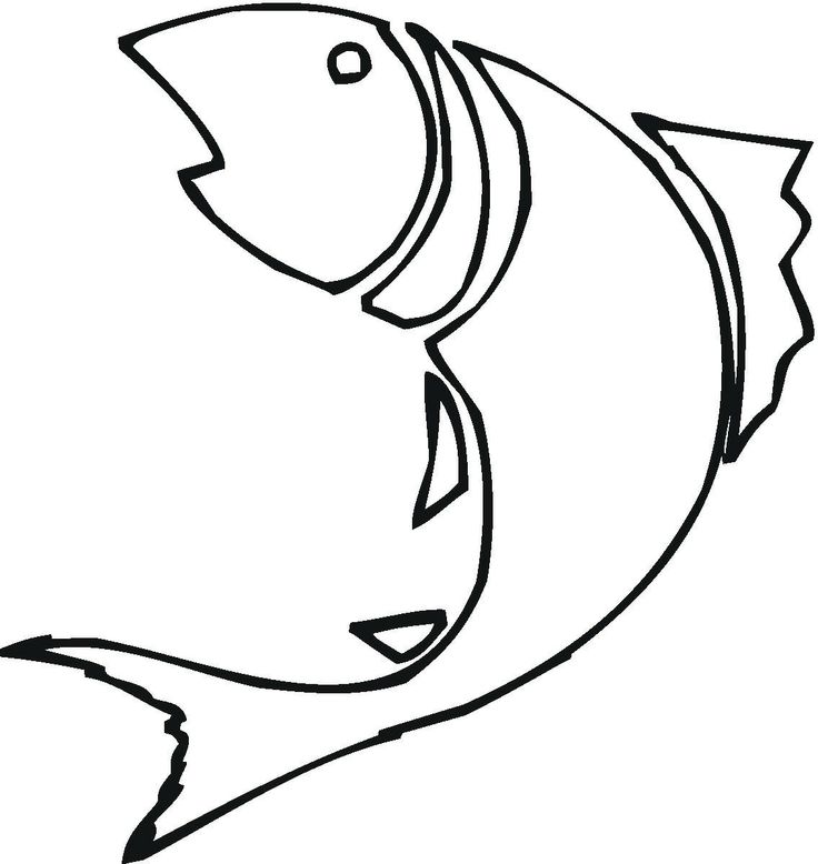 Fish Drawing Outline - ClipArt Best | CNC Ideas | Pinterest