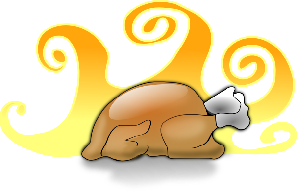 Hot Thanksgiving Turkey clip art - vector clip art online, royalty ...