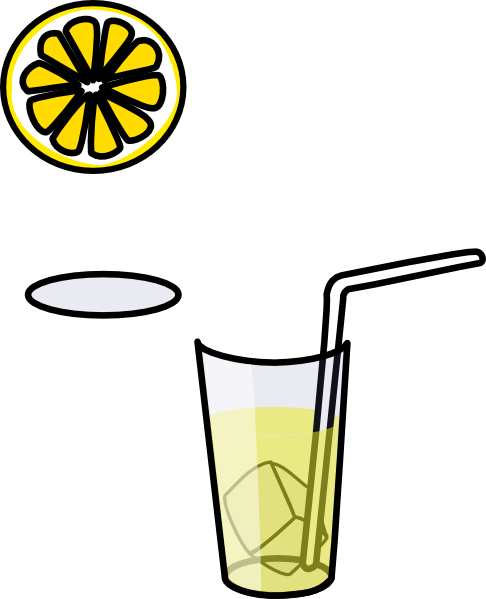 Glass Of Lemonade clip art - vector clip art online, royalty free ...
