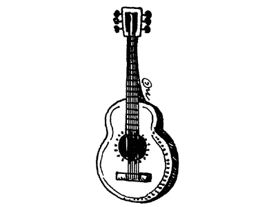 Guitar Clip Art Black And White | Clipart Panda - Free Clipart Images