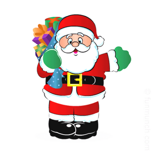 Christmas Clipart Santa Sleigh Reindeers Classroom - ClipArt Best ...