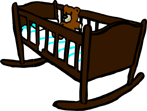 Crib Clipart Black And White | Clipart Panda - Free Clipart Images