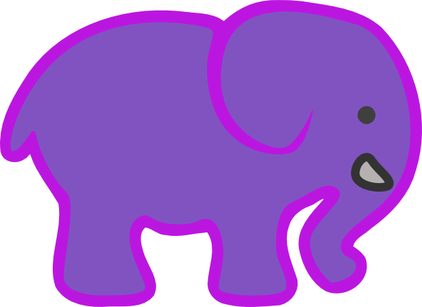 Baby Elephant clip art - vector clip art online, royalty free ...