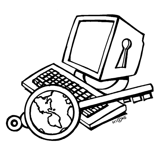 secure computer - Clip Art Gallery
