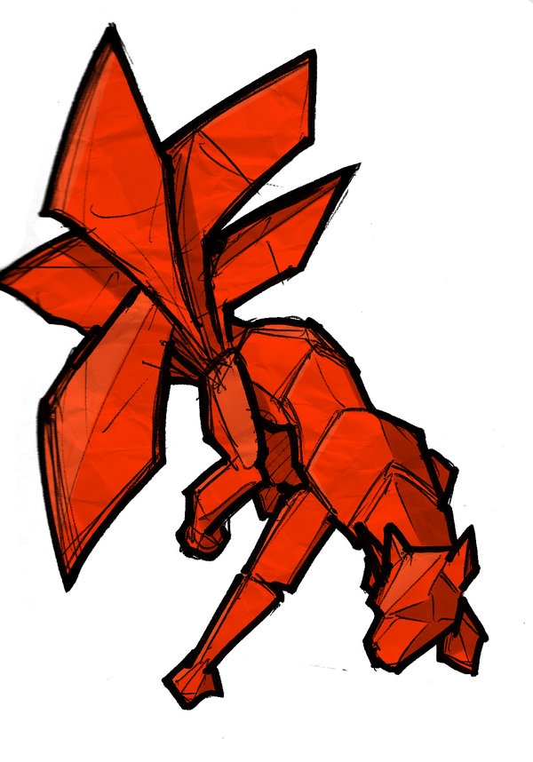 Origami Samurai: Fox Concept by Cryoprime on deviantART