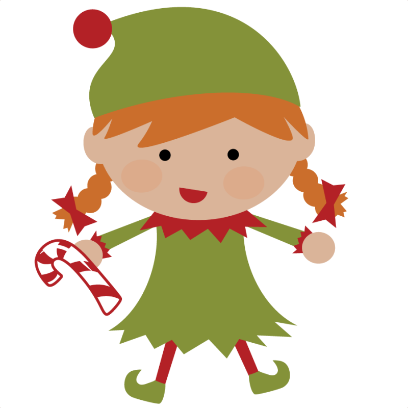 free christmas elf clipart - photo #14