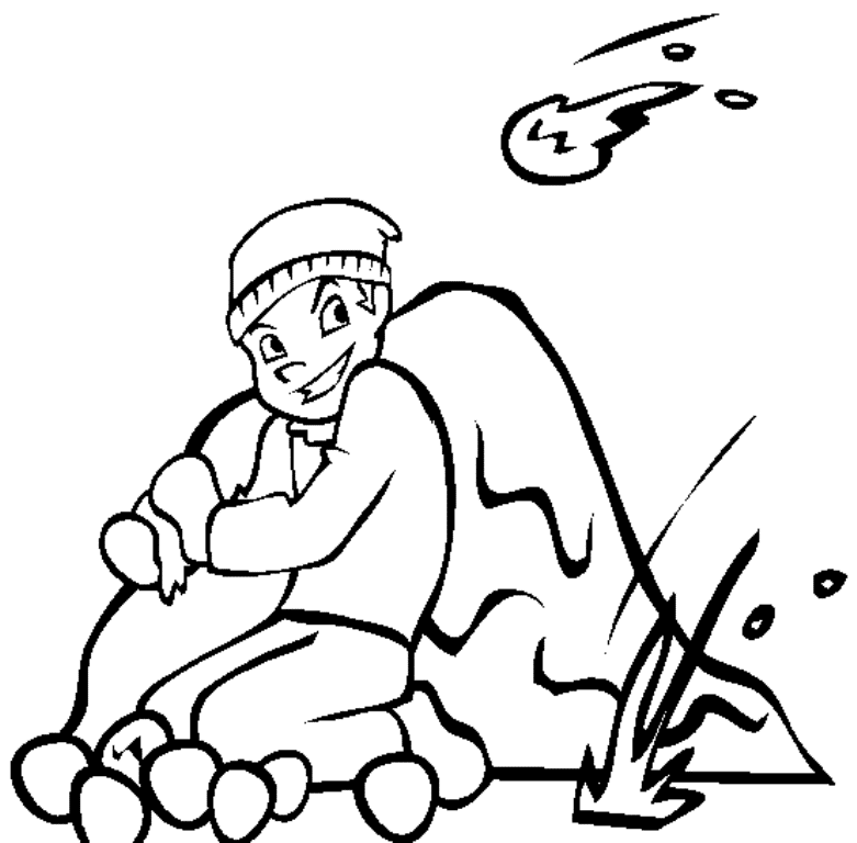 Download Winter Coloring Pages For Kids Snowball Fight Or Print ...