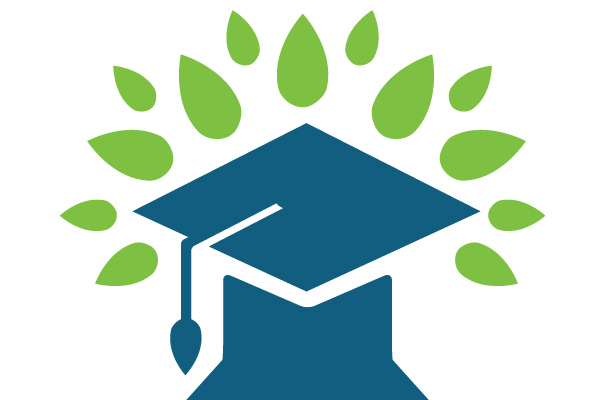 Edugrow Graduation Hat Tree on Logoturn