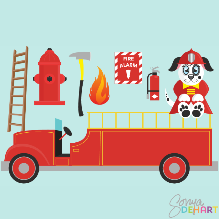 Dalmation Fire Dog Clipart Images & Pictures - Becuo