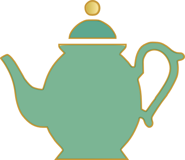 Tea Pot Green clip art - vector clip art online, royalty free ...