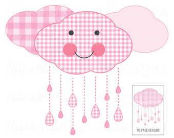 Popular items for pink cloud on Etsy